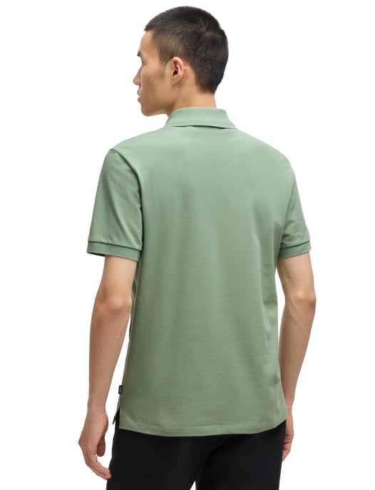Bonneterie poloshirt Pallas groen 2-knoops - Image 2