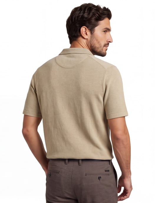 Doorknooppolo Fynch Hatton beige - Image 2