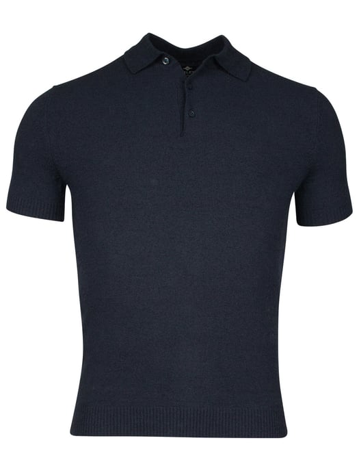 Baileys polo donkerblauw met 3 knoop fastener - Image 1