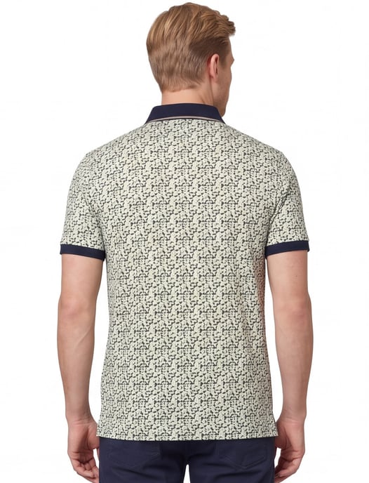 Baileys polo groen geprint multicolor - Image 3