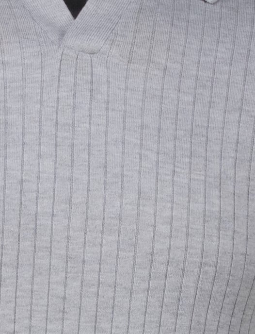 katoenen Gentiluomo poloshirt grijs effen normale fit - Image 3