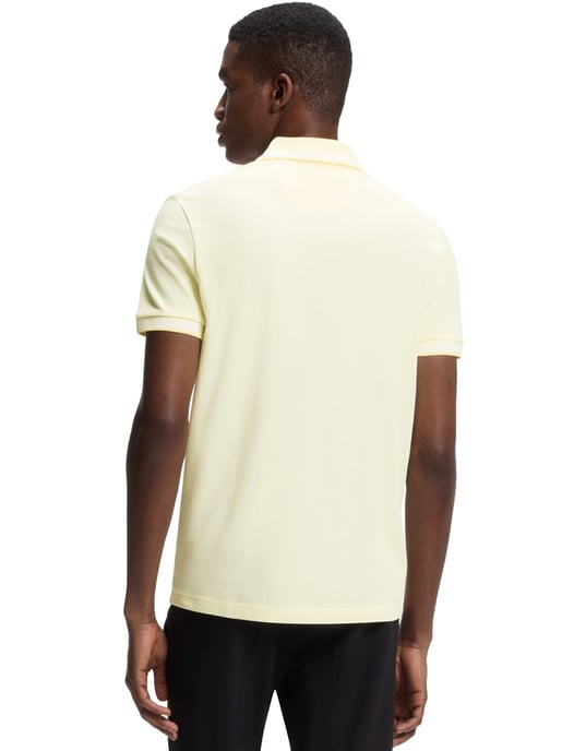 BOSS Green poloshirt beige pique - Image 2