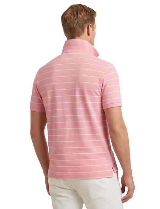 Polo Gant roze en creme gestreept katoen 2 knoops - Image 2