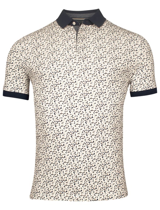 Baileys polo beige geprint multicolor - Image 1