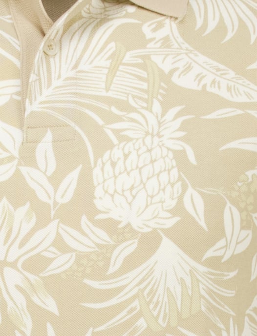 Gant Printed SS poloshirt met tropische print korte mouw - Image 3