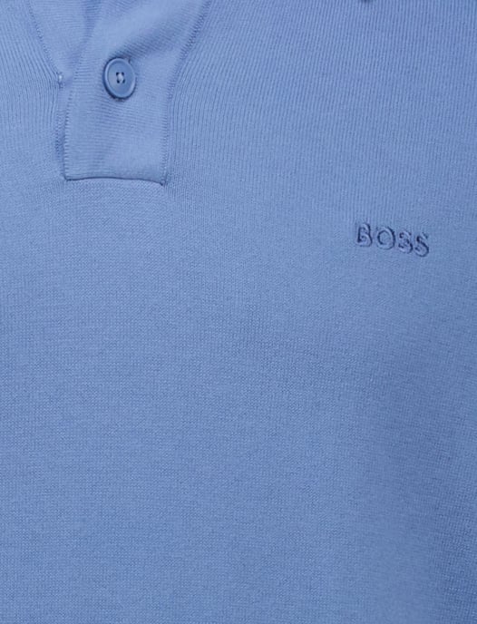 blauw Hugo Boss Orange Asac P polo met boord - Image 3