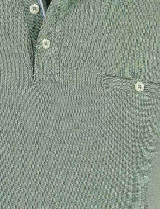 Poloshirt Baileys groen randjes op boord en mouw - Image 3