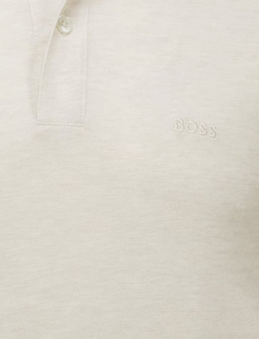 katoenen Boss Black Pallas pique polo beige effen katoen - Image 3