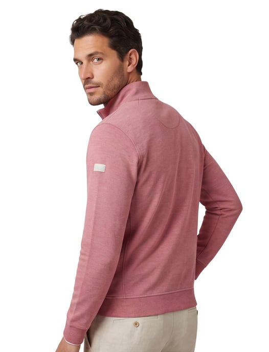 trui Baileys normale fit roze half zip - Image 2