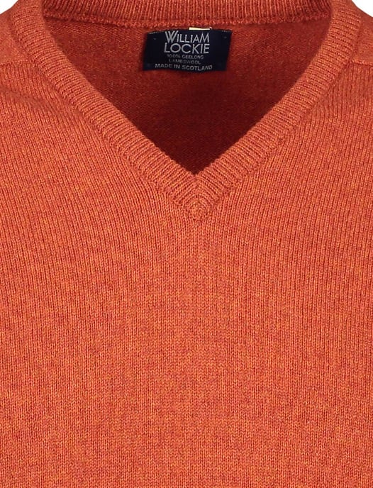 Trui v-hals oranje William Lockie - Image 3