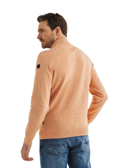 State of Art half zip trui oranje melange - Image 2