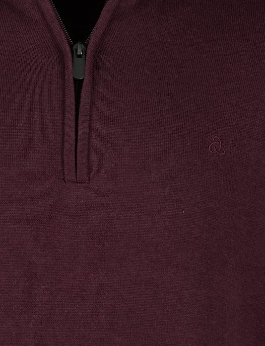 Scotland Blue aubergine effen normale fit katoen - Image 3