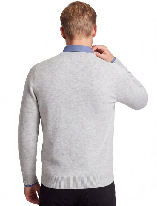 trui William Lockie grijs wijde fit - Image 2
