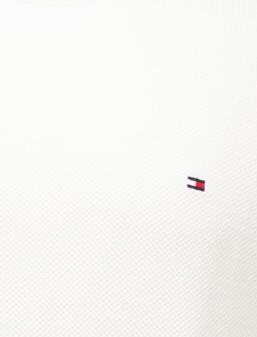 Tommy Hilfiger trui wit ronde hals katoen - Image 3