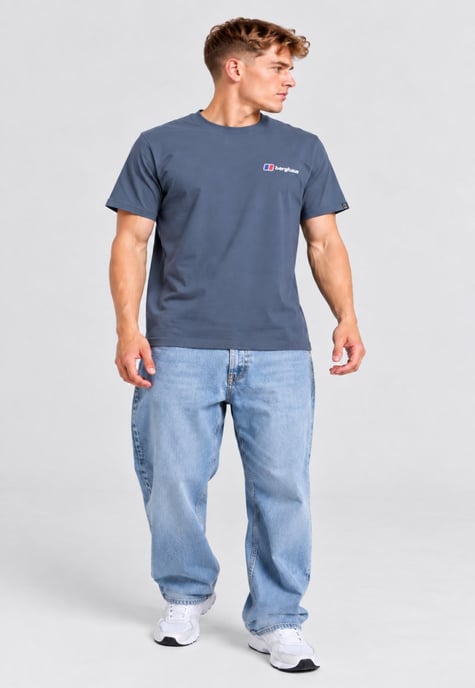 Berghaus Mens Peak Graphic Tee in Grey - Image 4