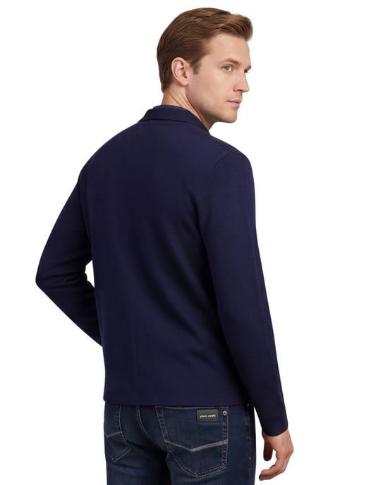 Overshirt Baileys donkerblauw wijde fit - Image 2