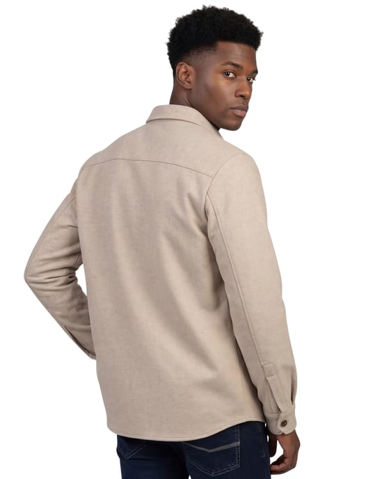 beige overshirt born with appetite wol - Image 2