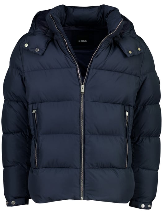 Parka jas BOSS Black donkerblauw gevoerd - Image 1