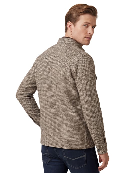 Gentiluomo overshirt wolblend bruin - Image 2