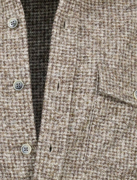 Gentiluomo overshirt wolblend bruin - Image 3