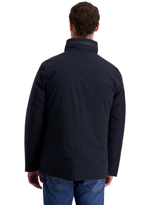 Parka jas Pierre Cardin donkerblauw met borstzak - Image 2