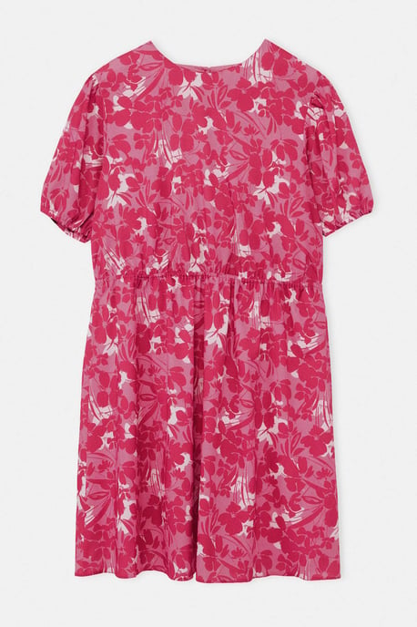 Trendyol Curve Dam Flerfärgad Blommig Kort / Mini Kort Casual A-linje Plus size Klänning - Image 4