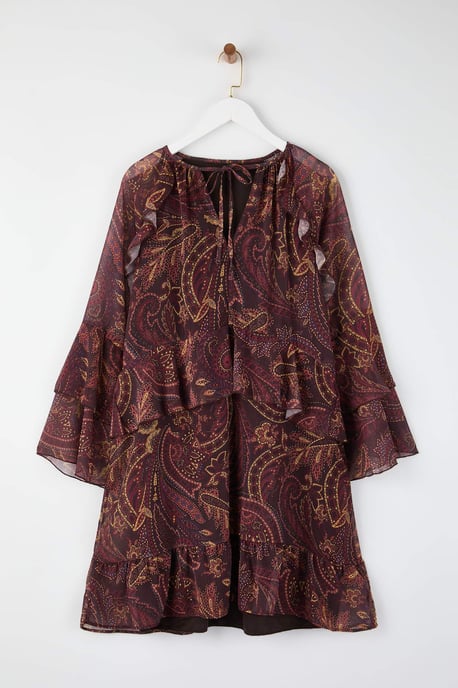 Trendyol Curve Dam Flerfärgad Enfärgad Kort / Mini Lång Casual A-linje Plus size Klänning - Image 4