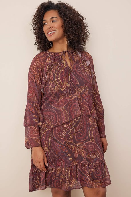 Trendyol Curve Dam Flerfärgad Enfärgad Kort / Mini Lång Casual A-linje Plus size Klänning - Image 6