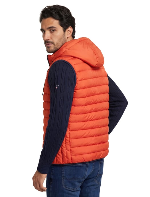 A Fish Named Fred bodywarmer slim fit oranje effen - Image 2