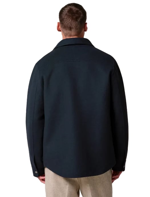 Overshirt Profuomo donkerblauw wol - Image 2