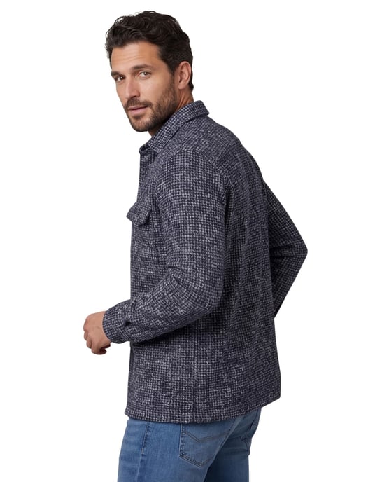 Gentiluomo overshirt wolblend blauw - Image 2
