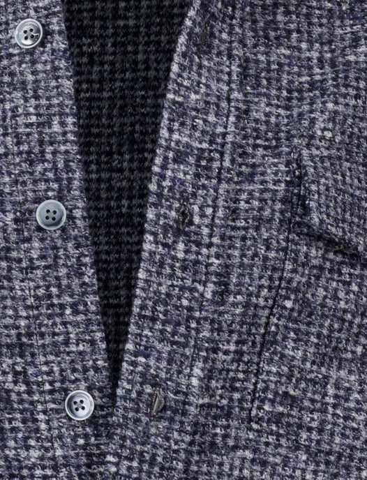 Gentiluomo overshirt wolblend blauw - Image 3