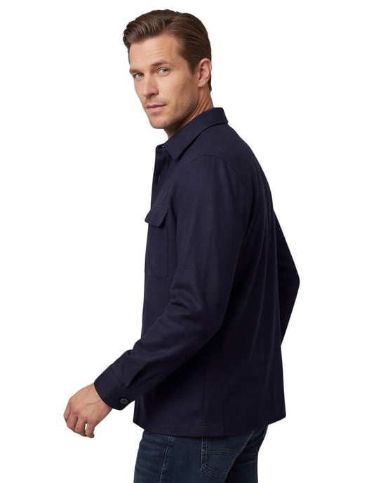 Gentiluomo Remo overshirt donkerblauw fashion fit - Image 2