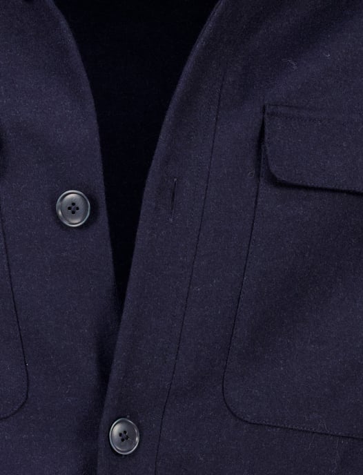 Gentiluomo Remo overshirt donkerblauw fashion fit - Image 4
