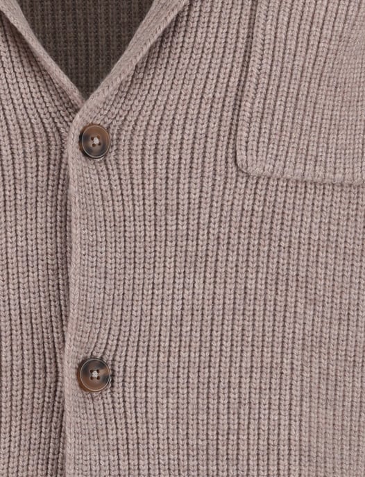 Born with appetite vest normale fit effen beige - Image 4