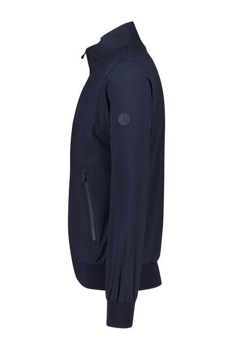 People of Shibuya zomerjas marineblauw normale fit effen rits - Image 3