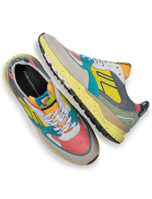 Van Bommel sneaker multicolor print frisse zomer look - Image 3