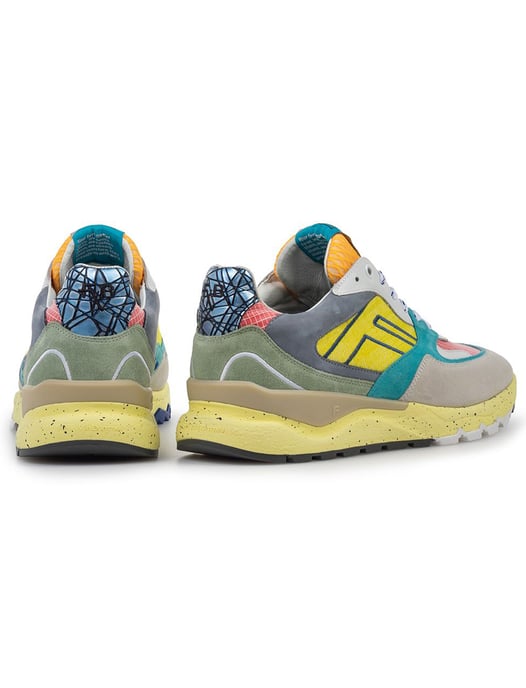 Van Bommel sneaker multicolor print frisse zomer look - Image 4