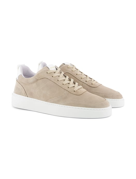 Rehab lage sneakers beige effen - Image 2