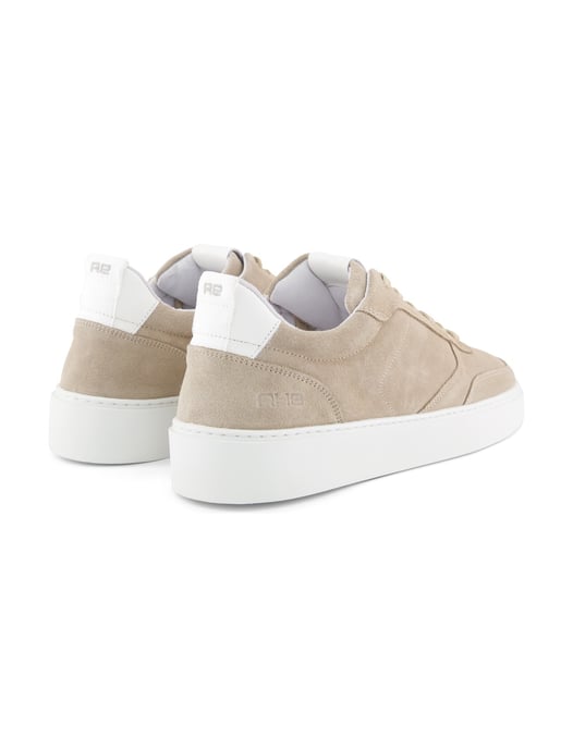 Rehab lage sneakers beige effen - Image 3