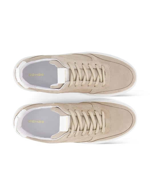 Rehab lage sneakers beige effen - Image 4