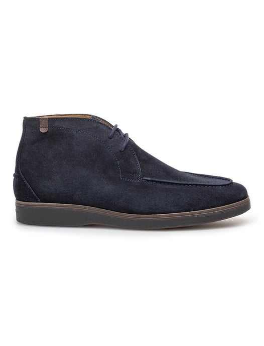 Schoenen Floris van Bommel donkerblauw suede boots - Image 1