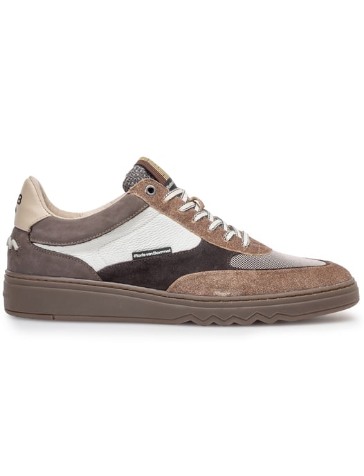 Effen sneaker suede Floris van Bommel bruin - Image 1