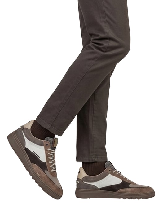Effen sneaker suede Floris van Bommel bruin - Image 2