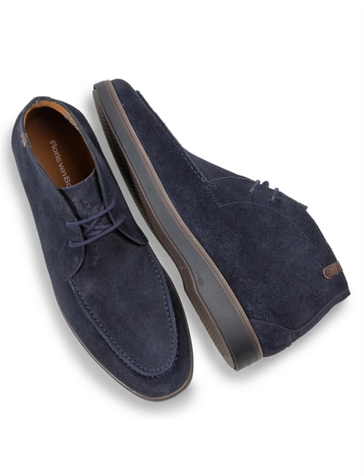 Schoenen Floris van Bommel donkerblauw suede boots - Image 3