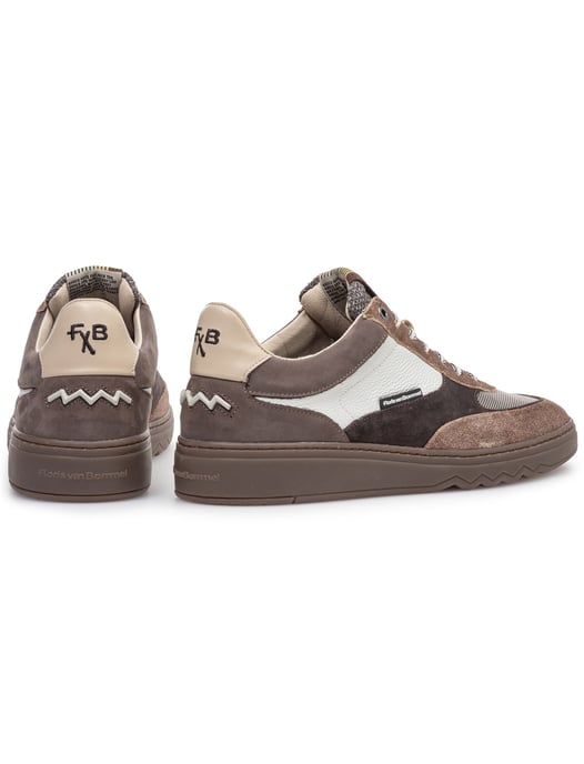 Effen sneaker suede Floris van Bommel bruin - Image 3