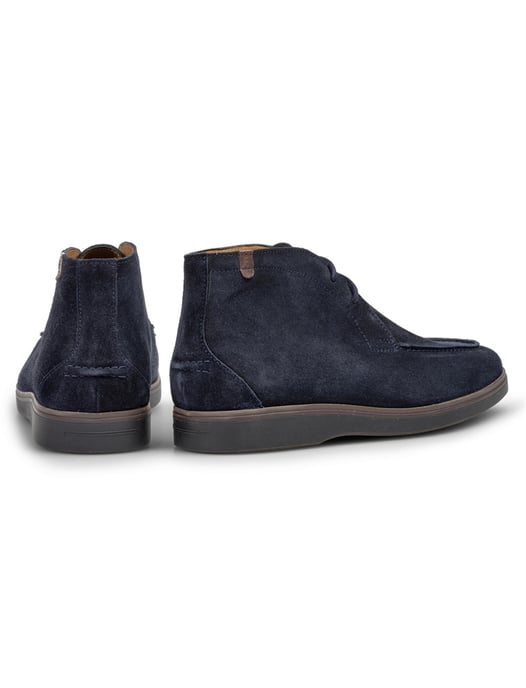 Schoenen Floris van Bommel donkerblauw suede boots - Image 4