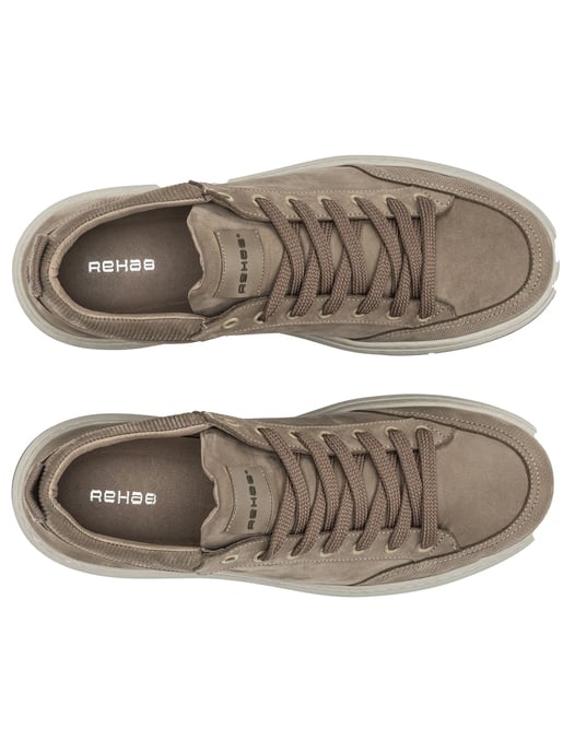 sneakers Rehab bruin effen rubber en leer - Image 4