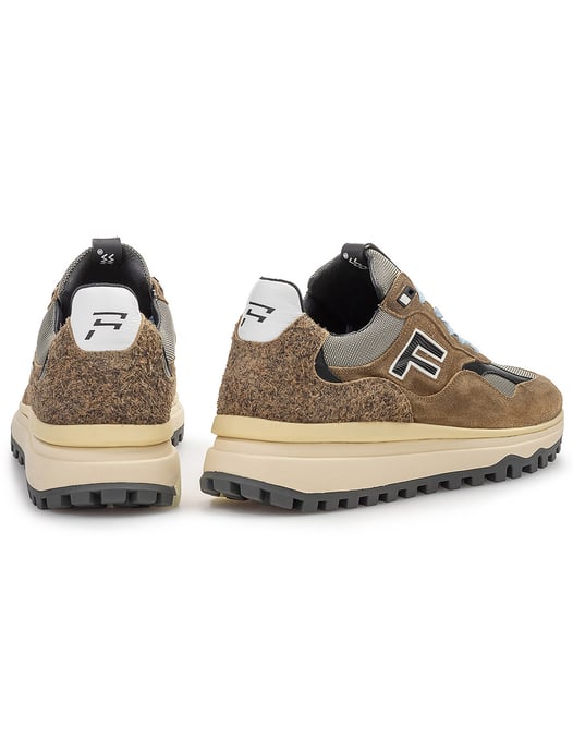 Sneaker Van Bommel De Gripper bruin blauwe veter - Image 3