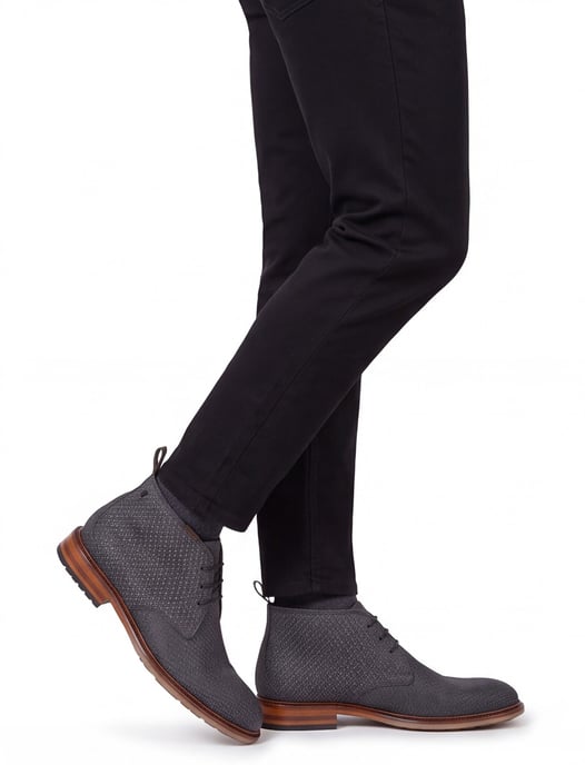 Floris van Bommel boots grijs suede winter - Image 2